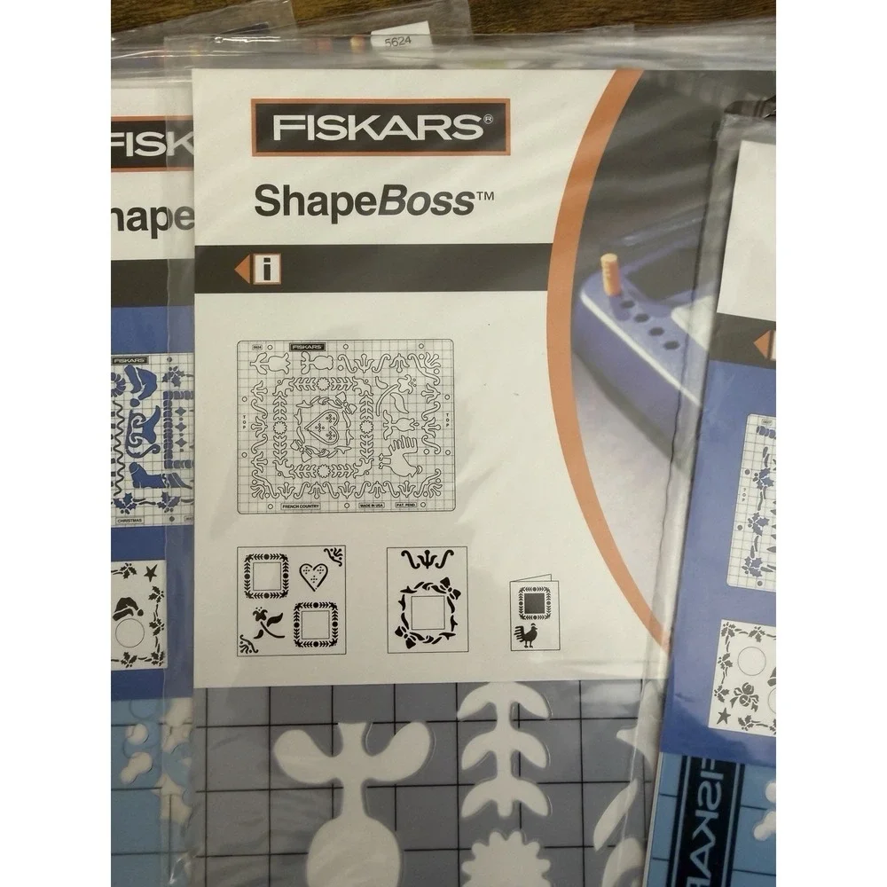 Lot of 11 Fiskars Shapeboss Templates Stencil Set Scrapbooking‎ Papercrafts